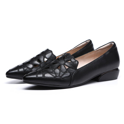 Damen Slingbacks Spitze Elegant mit Dekor Schwarz