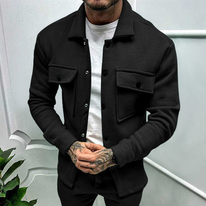Herren Outdoor Jacke Praktisch Modern Mit Taschen