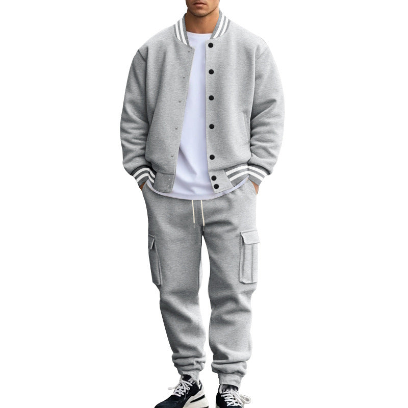 Herren Jogginganzug Bequem Mit Taschen Trendy