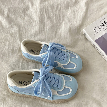 Damen Sneaker Atmungsaktiv Style Sportlich Weiß