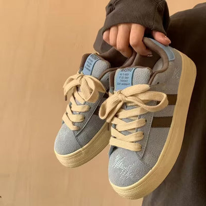Damen Sneaker atmungsaktiv mit stoßdämpfender Sohle Sportlich
