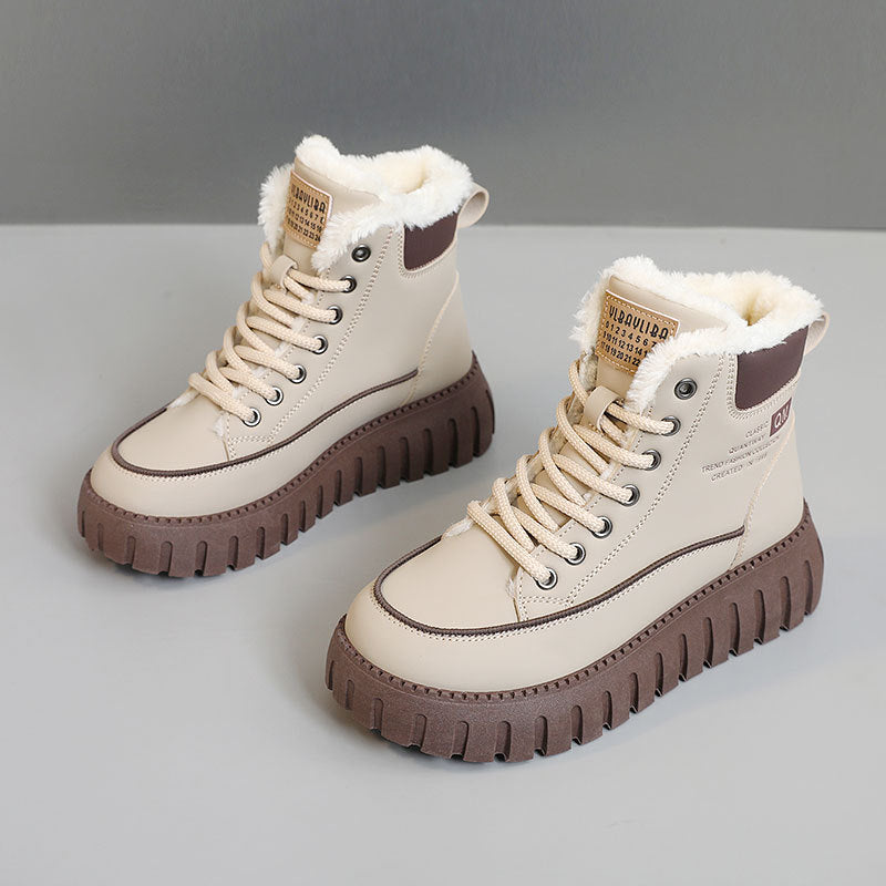 Damen Winterstiefel Warm Weich Innenfutter Wasserfest