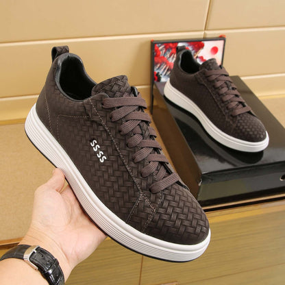 Damen Sneaker Geflochten Rutschfest Modern