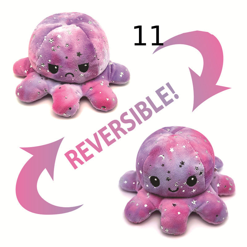 Reversibler Plüsch Octopus Kuscheltier Einzigartig