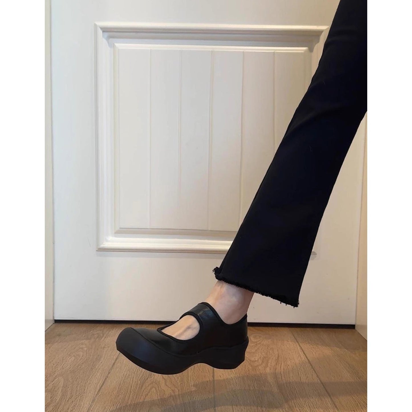 Damen Ballerinas Bequem Verstellbar Flexible Sohlen