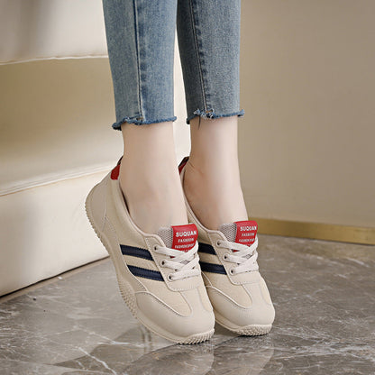 Damen Sneaker Freizeitschuhe bequem Dämpfung Komfort