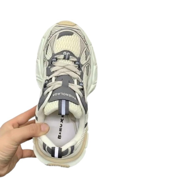 Damen Sneaker Sportlich Atmungsaktiv Mit Stabiler Sohle
