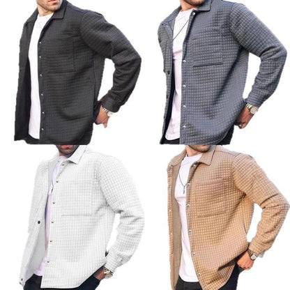 Herren Steppjacke Freizeitjacke Warm Bequem Mit Taschen