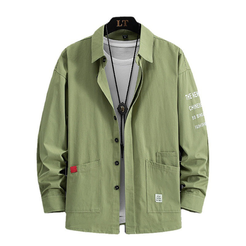 Herren Overshirtjacke Lässig Mit Taschen Modern