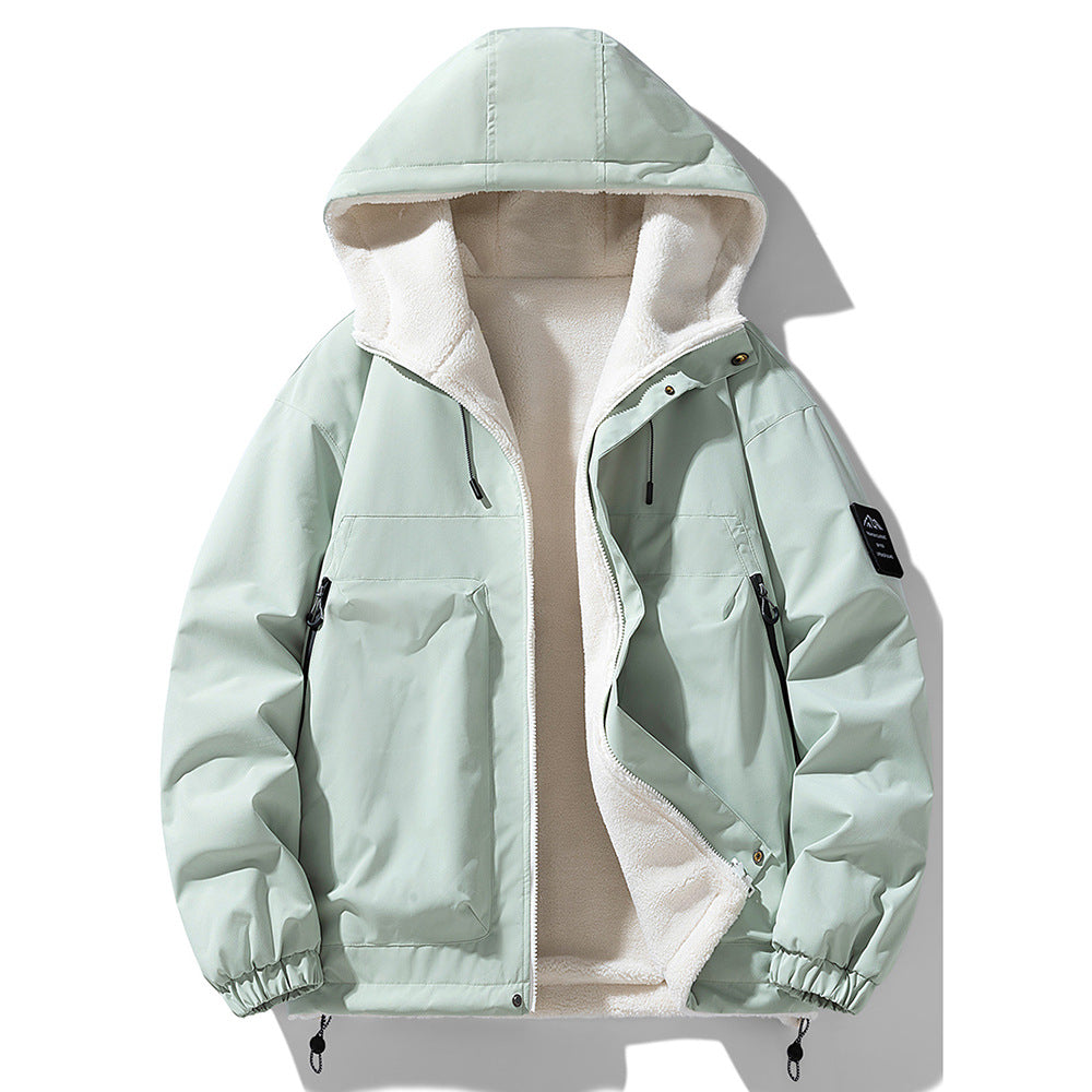 Herren Übergangsjacke Wasserabweisend Kuschelfleece