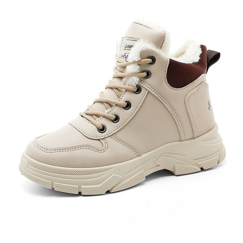 Damen Sneaker High-Top Gefüttert Warm Winter