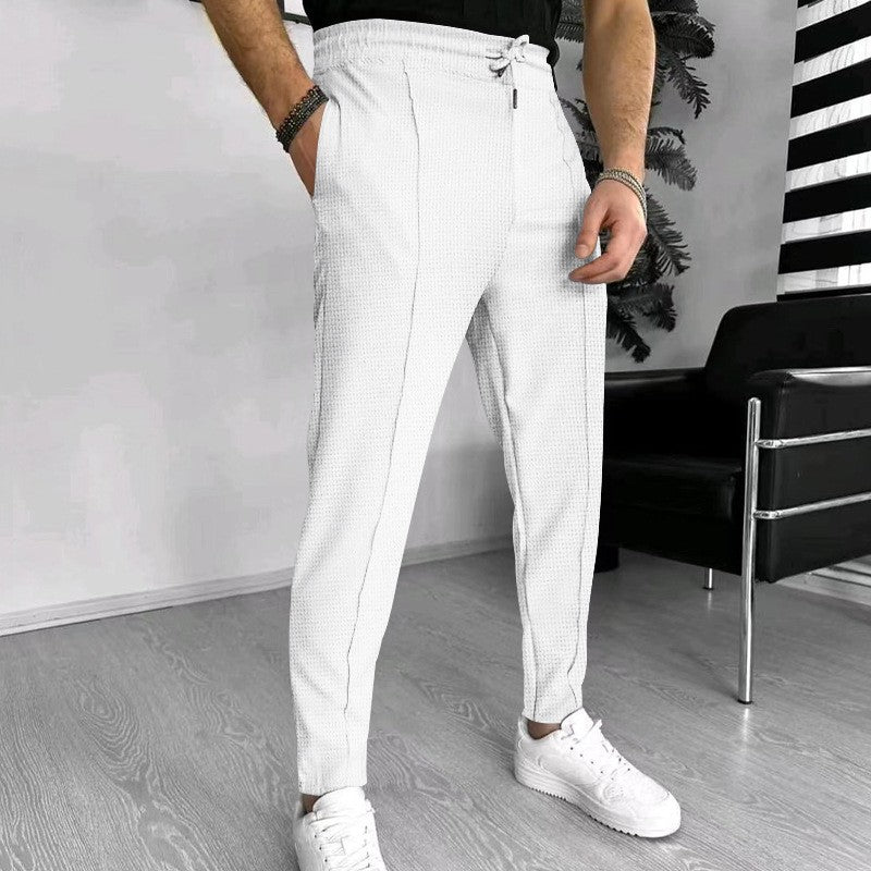 Herren Chino-Hosen Sportlich Elastisch Mit Taschen