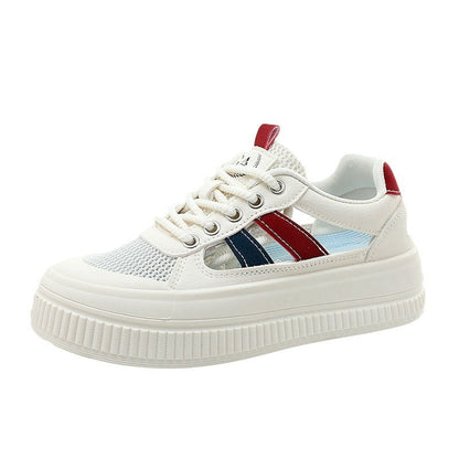 Damen Sneaker Sportlich Luftdurchlässig Komfort Sneaker