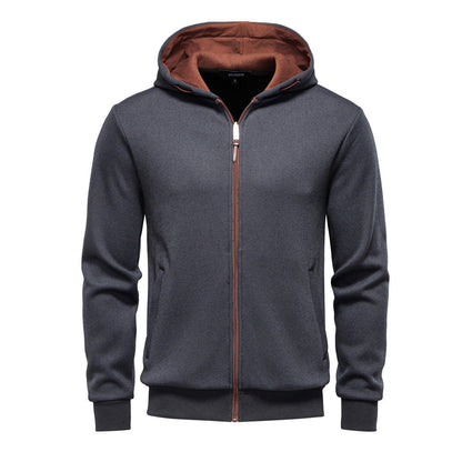 Herren Sweatjacke Funktionell Mit Kapuze Modern - BerlinGlamour