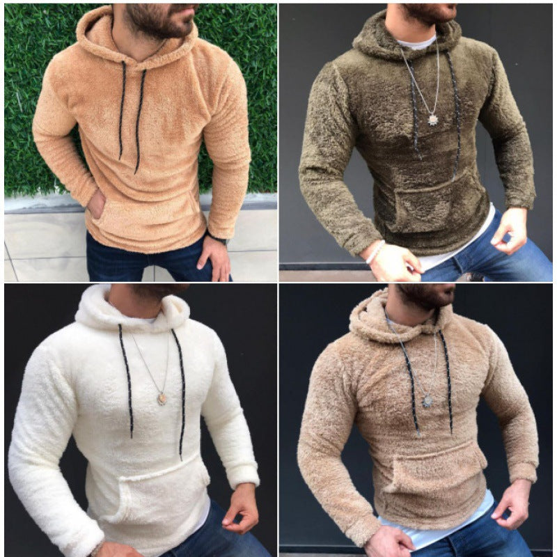 Herren Fleece Hoodie Weich Kuschelig Warm - BerlinGlamour