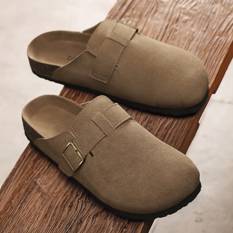 Damen Clogs Elegante mit verstellbarem Riemen und rutschfester Sohle