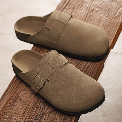 Damen Clogs Elegante mit verstellbarem Riemen und rutschfester Sohle
