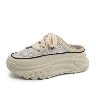 Damen Sneaker Bequem atmungsaktiv Mesh Slip-On Schuhe