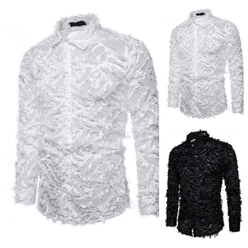 Herren Hemd Modern Strukturiert Elegant Berlin Style