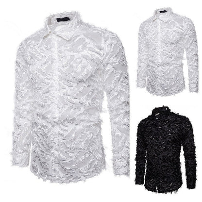 Herren Hemd Modern Strukturiert Elegant Berlin Style