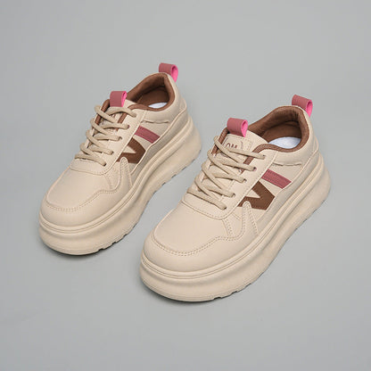 Damen Sneaker Plateau Atmungsaktiv Modisch