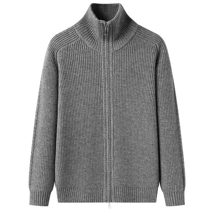 Herren Pullover Stehkragen Modern Wolle Qualität