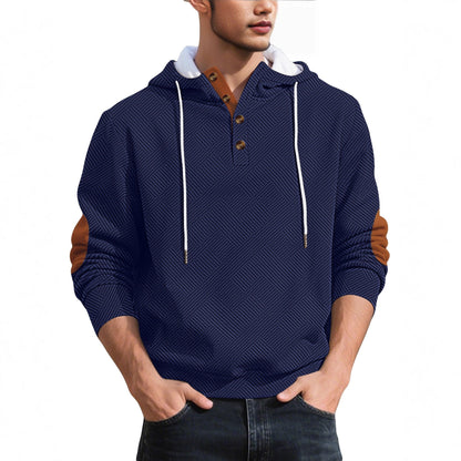 Herren Kapuzenpullover Modern Strukturiert Trendig