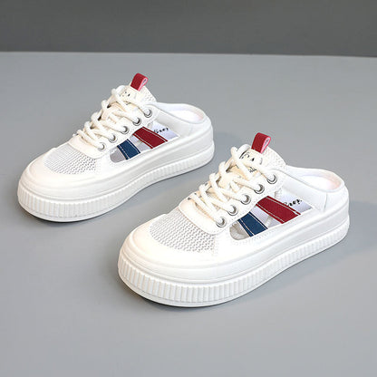 Damen Sneaker Atmungsaktiv Leicht Mesh Obermaterial Sportlich