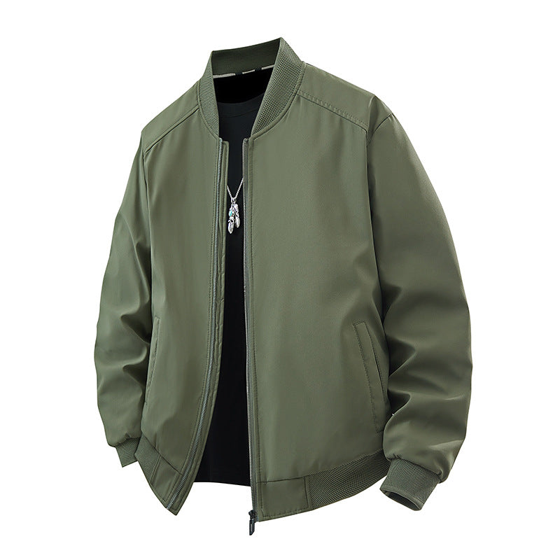 Herren Bomberjacke Leder Modern Schwarze - BerlinGlamour