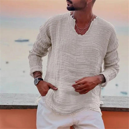 Leinenpullover Herren Leicht Sommer