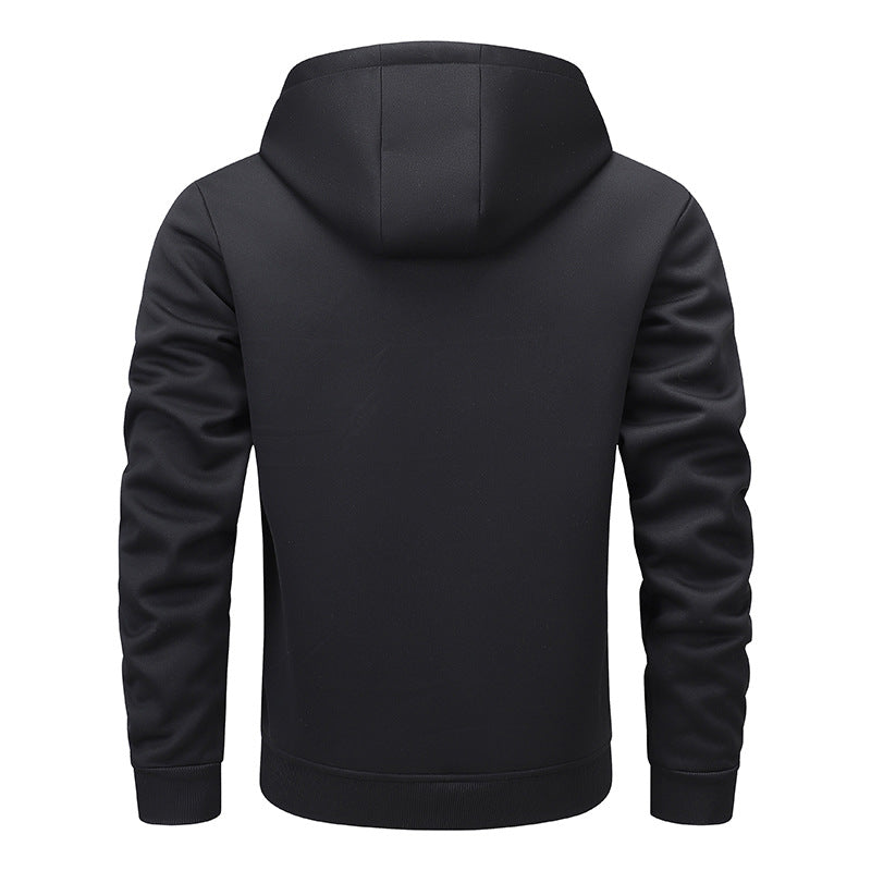 Herren Winterjacke Gefüttert Sportlich Mit Taschen