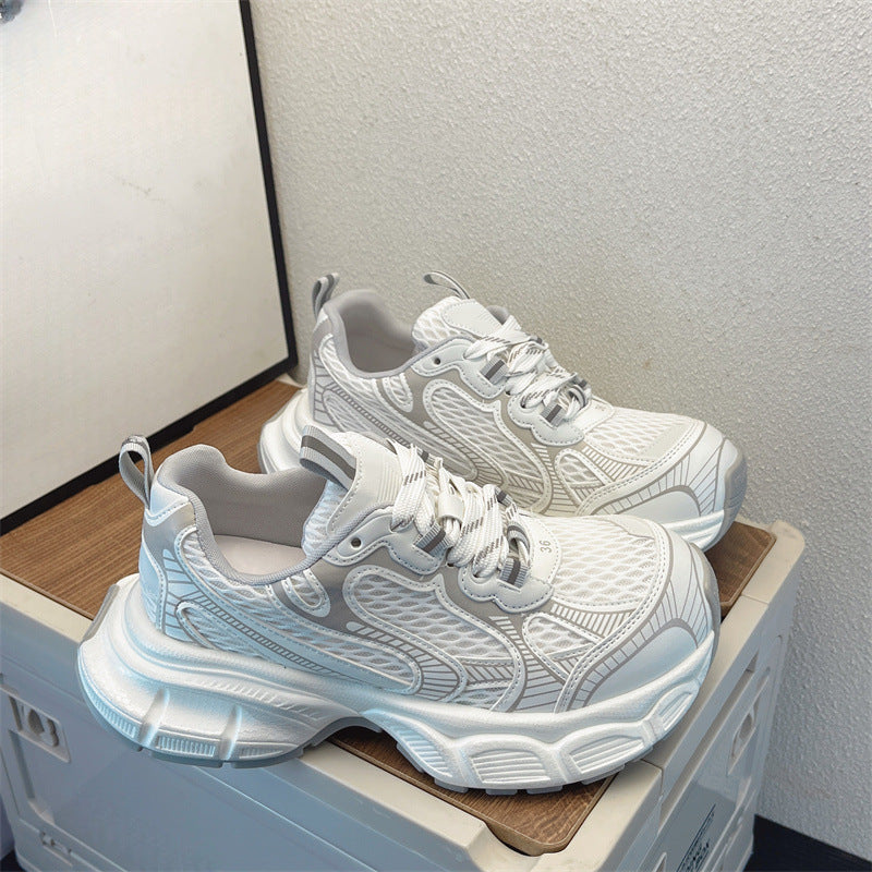 Damen Sneaker Laufschuhe atmungsaktiv mit Weichsohle