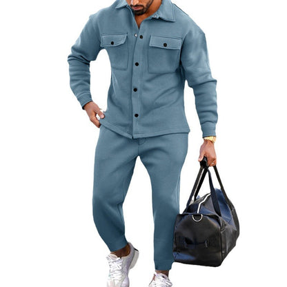 Herren Freizeitanzug mit Taschen und Hose Modern