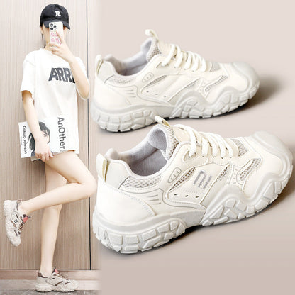 Damen Sneaker Sportlich Atmungsaktiv Mit Mesh-Obermaterial