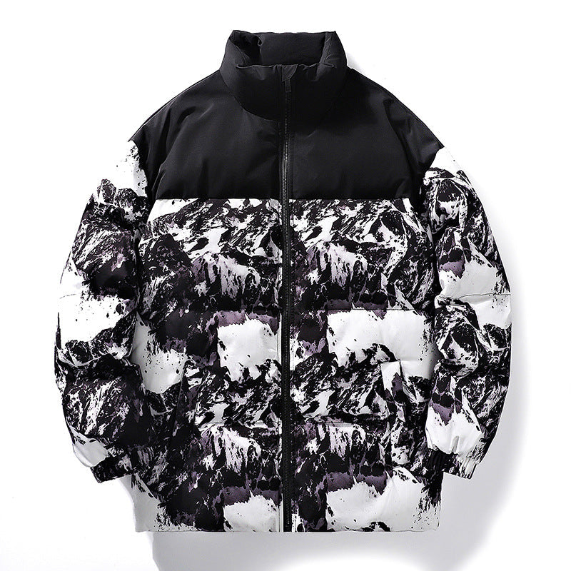 Herren Winterjacke Sportlich Warm mit Hochkragen