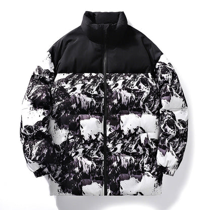Herren Winterjacke Sportlich Warm mit Hochkragen