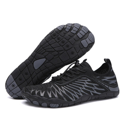 Wassersportschuhe Damen Flexibel Anti-Rutsch Schwarz