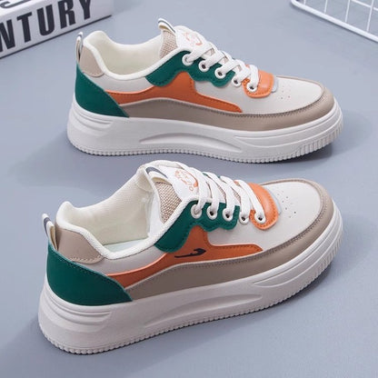 Damen Sneaker Sportlich Bequem Laufsohlen