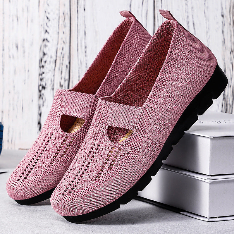 Damen Freizeitschuhe Atmungsaktiv Bequem Elastisch - BerlinGlamour