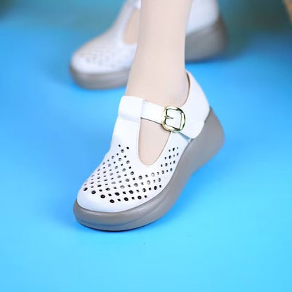 Damen Clogs Bequem Atmungsaktiv Riemchen Design