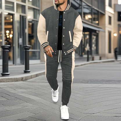 Herren Urbaner Sportanzug mit modischer Bomberjacke und Jogginghose BerlinGlamour.