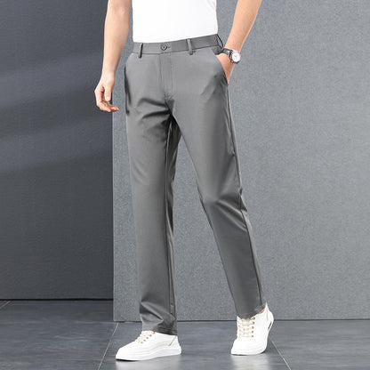 Herren Businesshose Elegant Slim Fit mit Gummizug