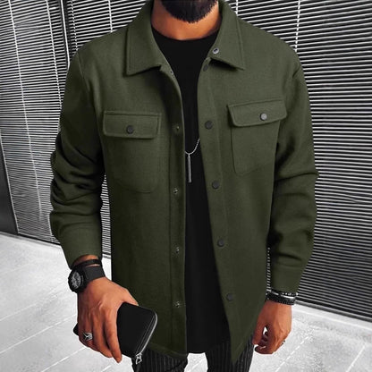 Herren Hemdjacke Modern Designer Style