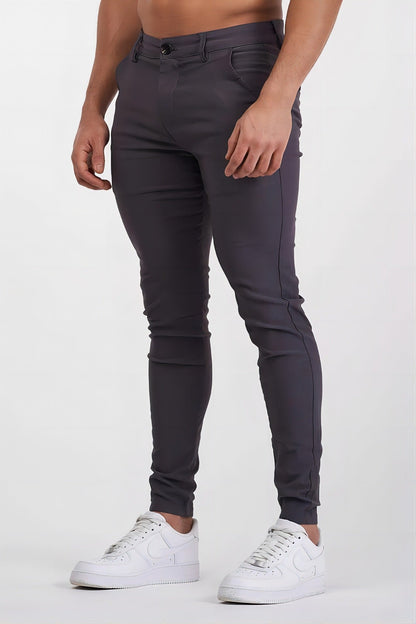 Herren Chinohose Slim Fit Elastisch Berlin Style