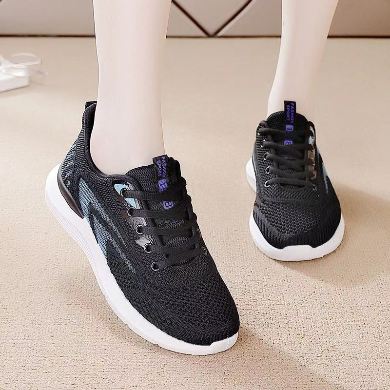Damen Sneaker Atmungsaktiv Bequem Flexibel Sportlich