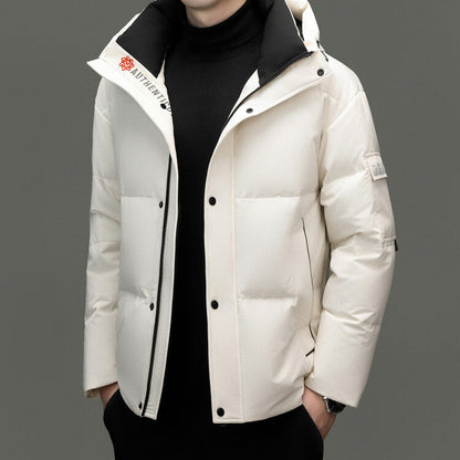 Herren Winterjacke Warm Isoliert Wattierte Parka
