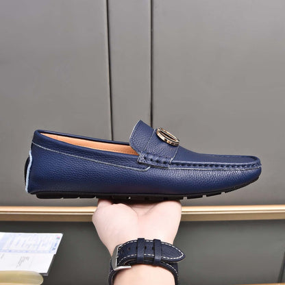 Damen Mokassins Leder Elegante Schuhe Frauen