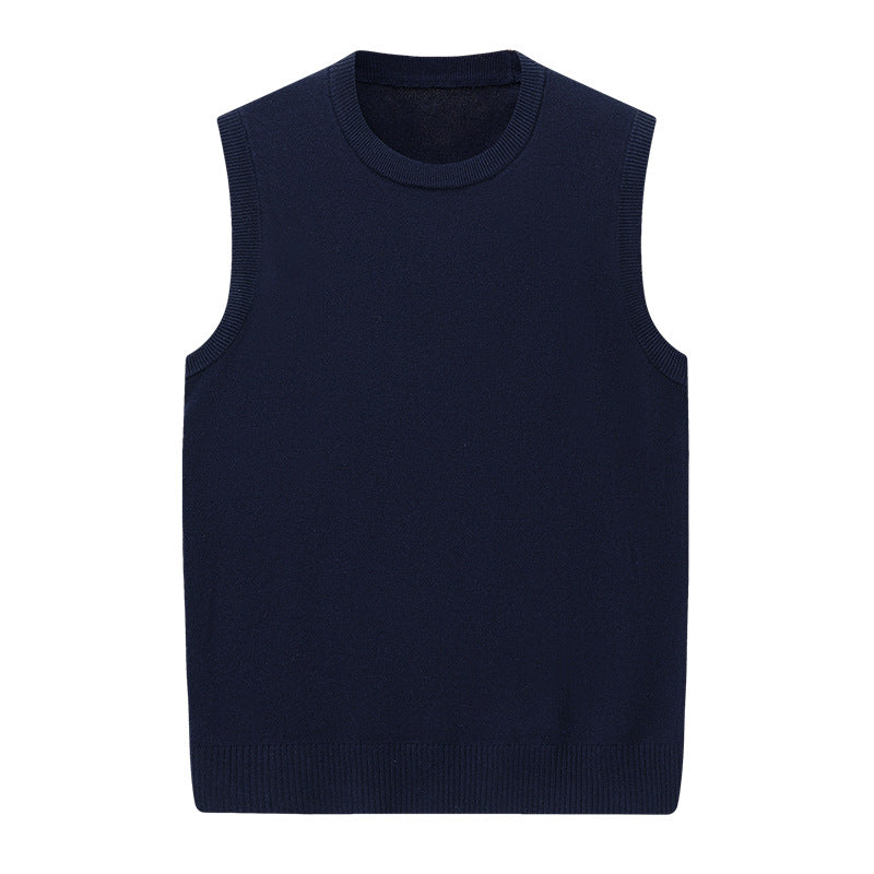 Herren Strickweste Elegante Grau Modern
