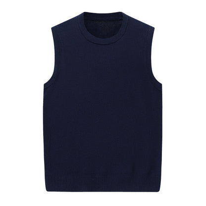 Herren Strickweste Elegante Grau Modern