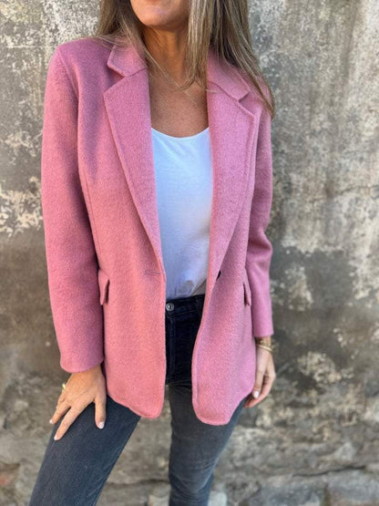 Damen Blazer Gestreift Elegant Berlin Style